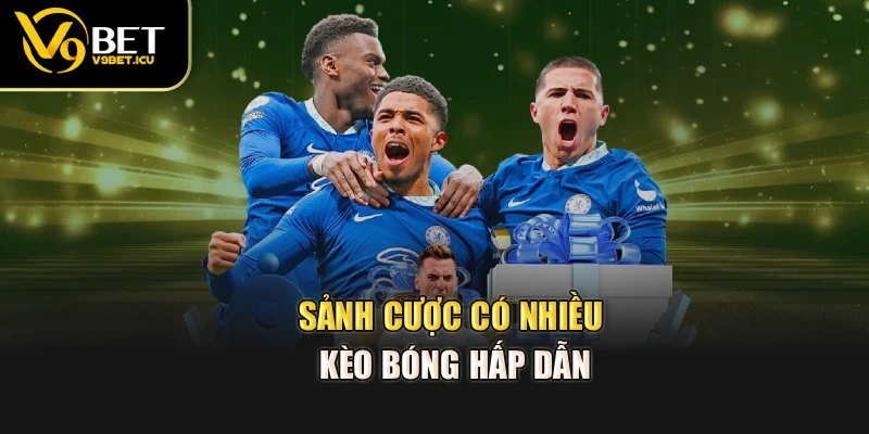 Sảnh cược có nhiều kèo bóng hấp dẫn